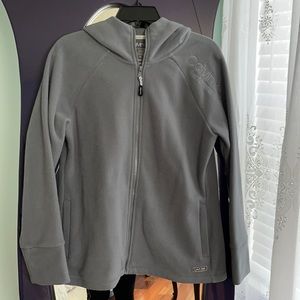 Gray Calvin Klein sports jacket